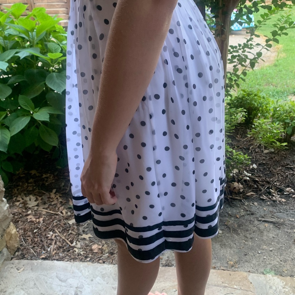 Whbm Polka Dot Skirt View 4